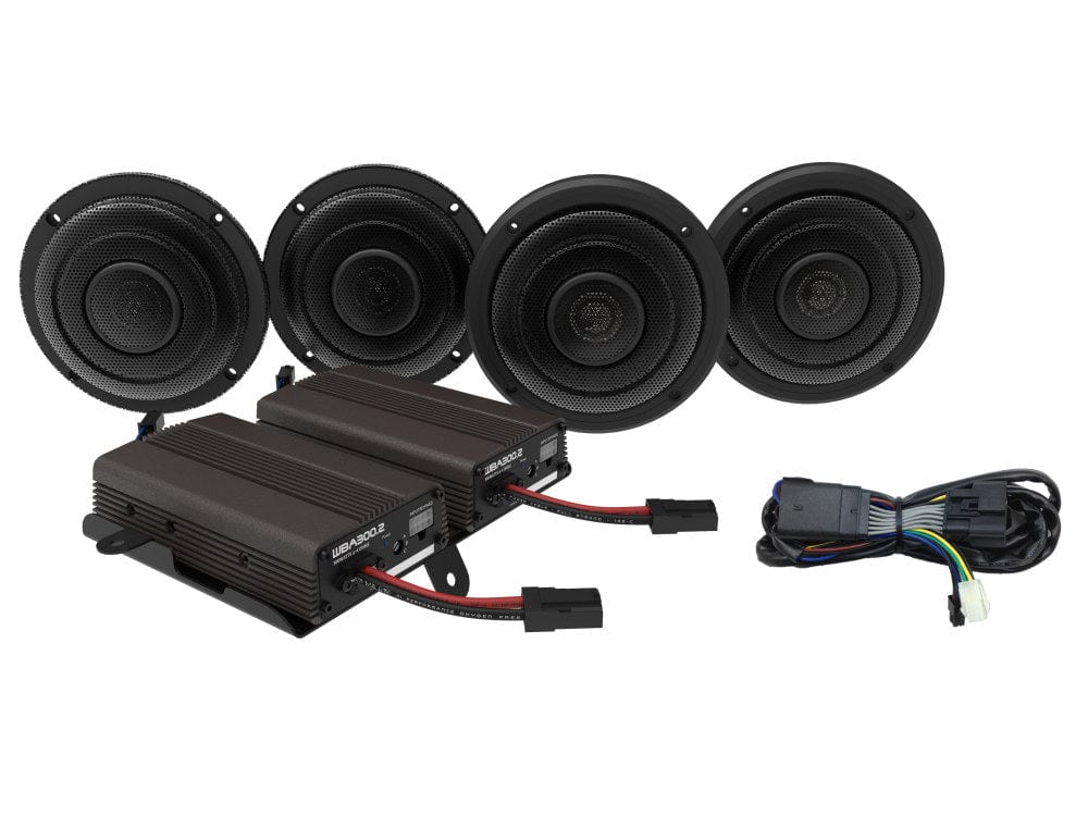 Wild Boar – 600W Amp + 4-Speaker Kit for Ultra Limited, Ultra Classic & Tri Glide Ultra (2014–2023)