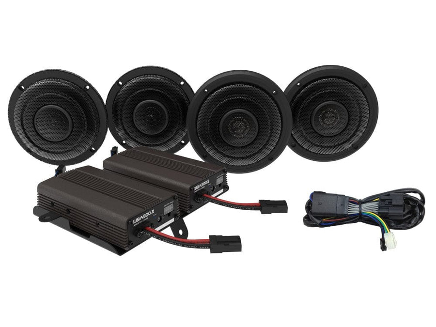 Wild Boar – 600W Amp + 4-Speaker Kit for Ultra Limited, Ultra Classic & Tri Glide Ultra (2014–2023)